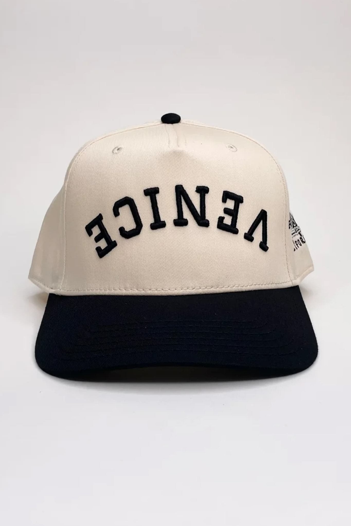 Venice Baseball Cap (Natural/Black) - Hat