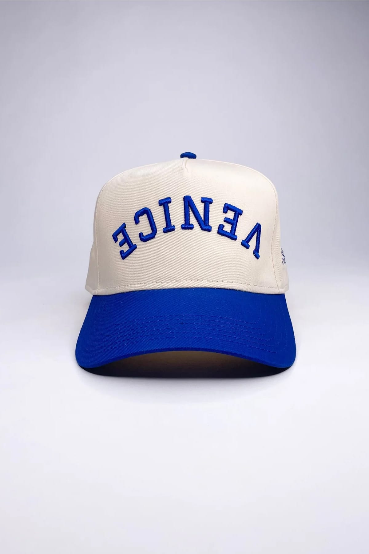 Venice Baseball Cap (Natural/Royal Blue) - Hat