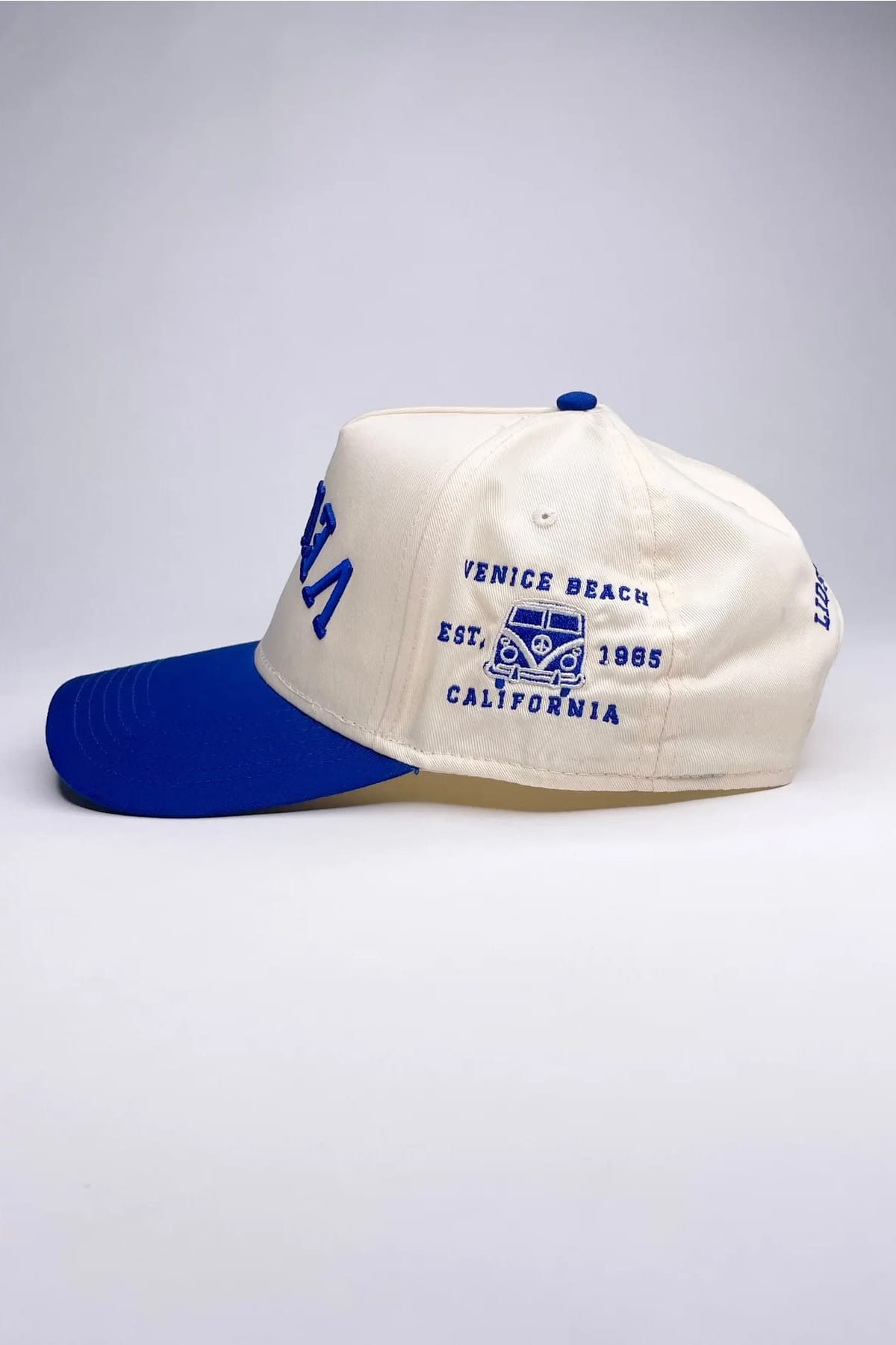 Venice Baseball Cap (Natural/Royal Blue) - Hat