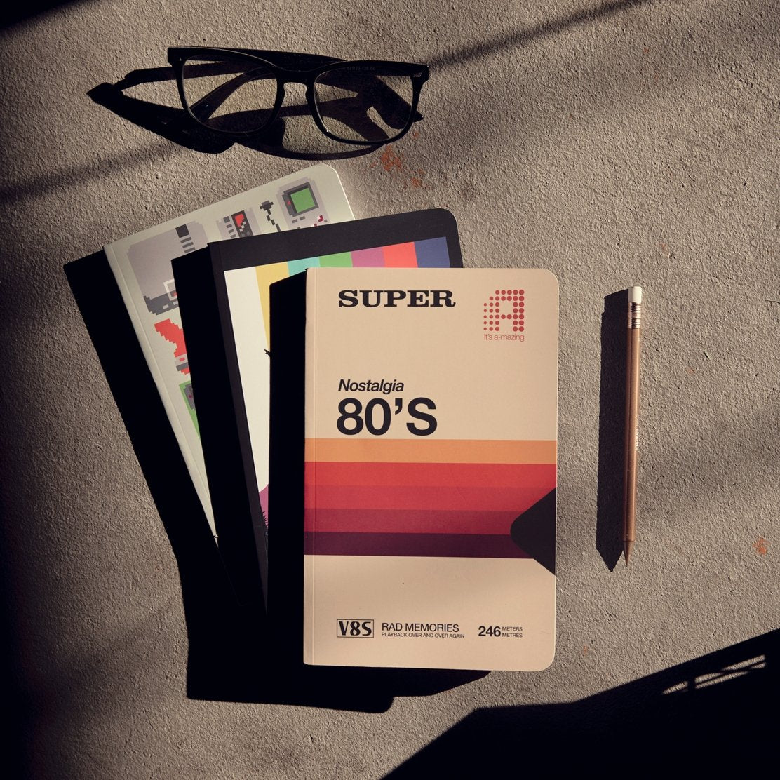 80's Nostalgia VHS Tape Notebook - Notebooks & Notepads