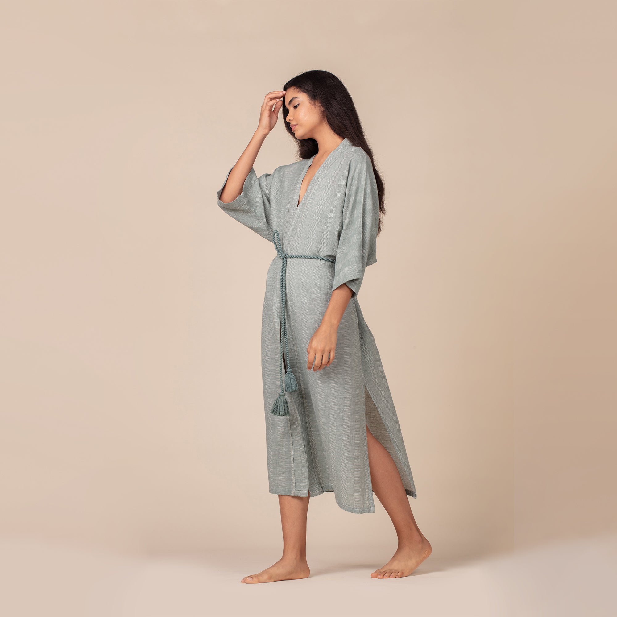 Alvina Kimono - Sage - Sage - Casual Kimonos