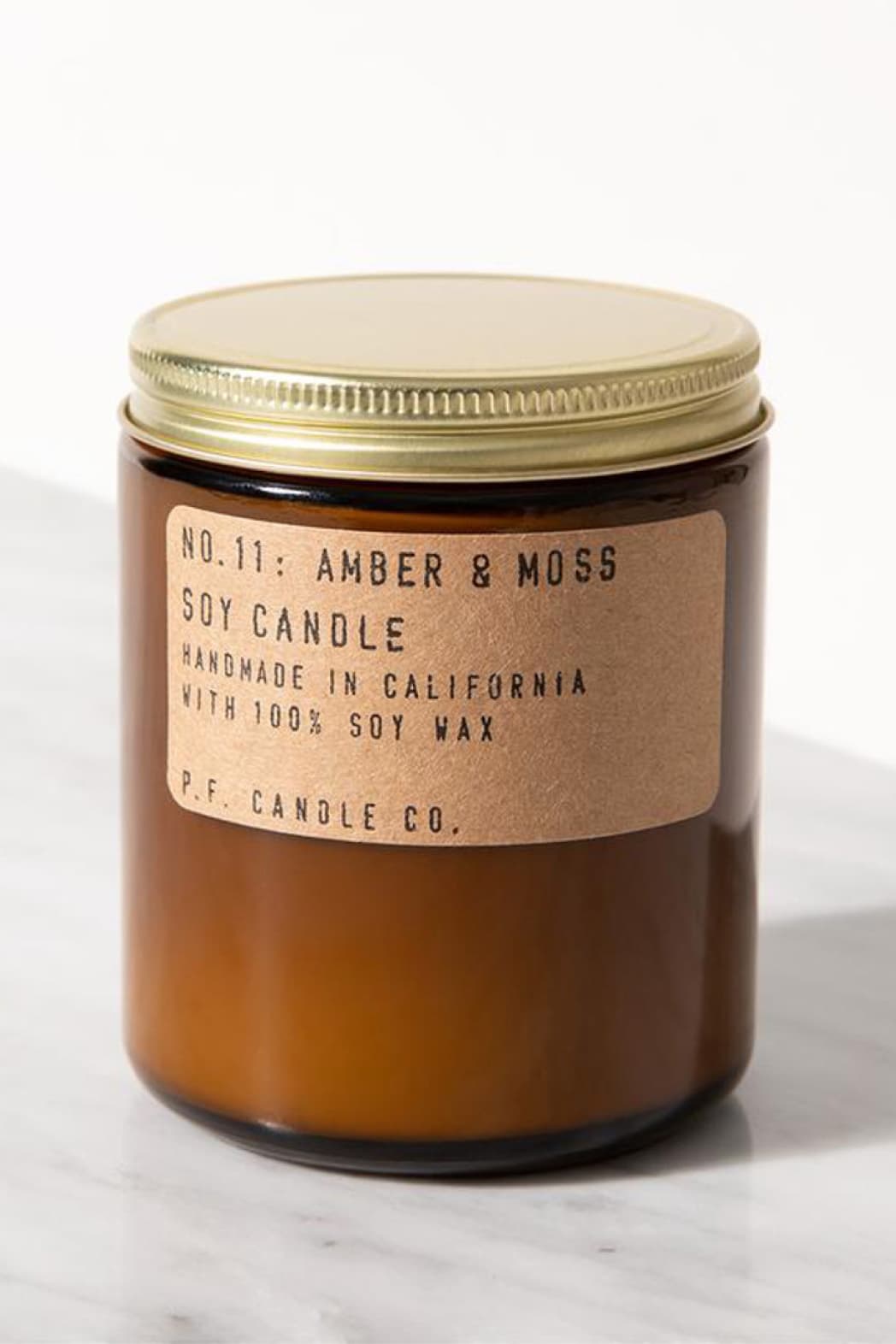 Amber & Moss Soy Candle - Candle