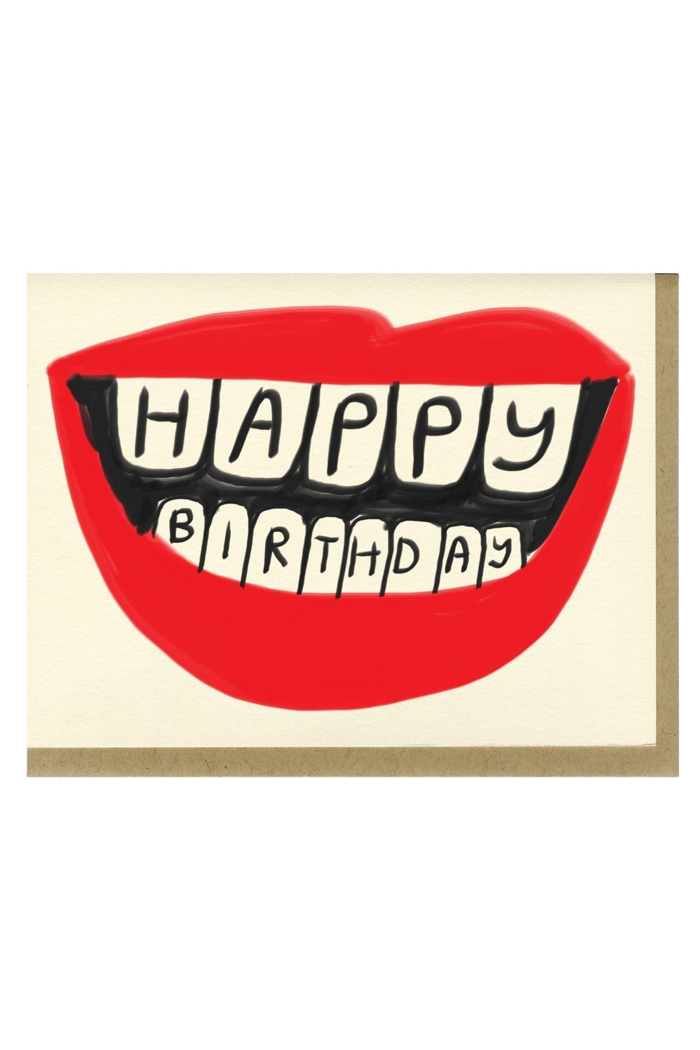 Birthday Lips Birthday Card - Greeting & Note Cards