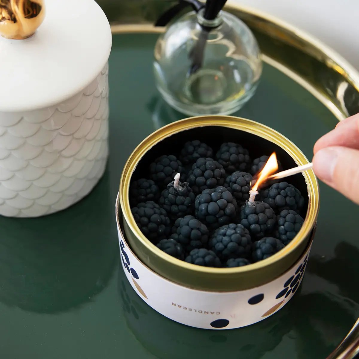 Blackberry Tin Candle - Candle
