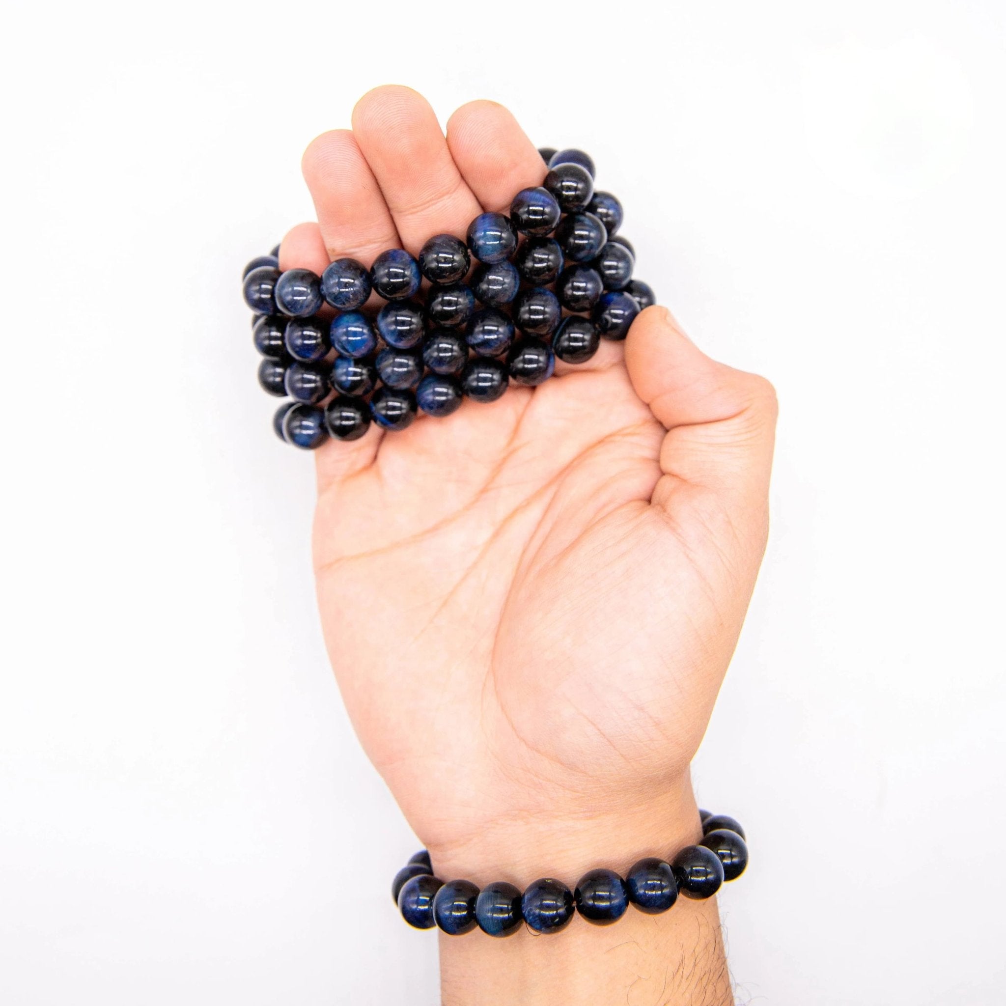Blue Tiger Eye Crystal Bracelets - Bracelet