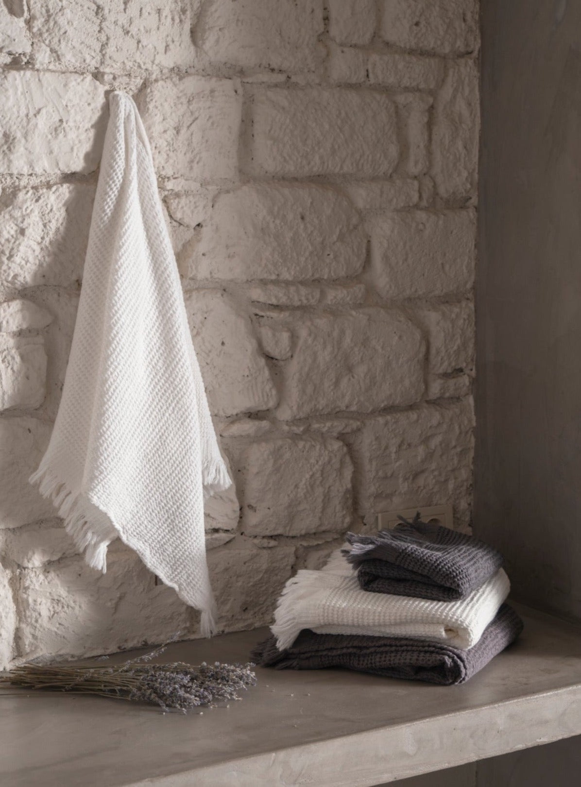 Bohem Hand & Kitchen Towel - Anthracite - Kitchen Towel