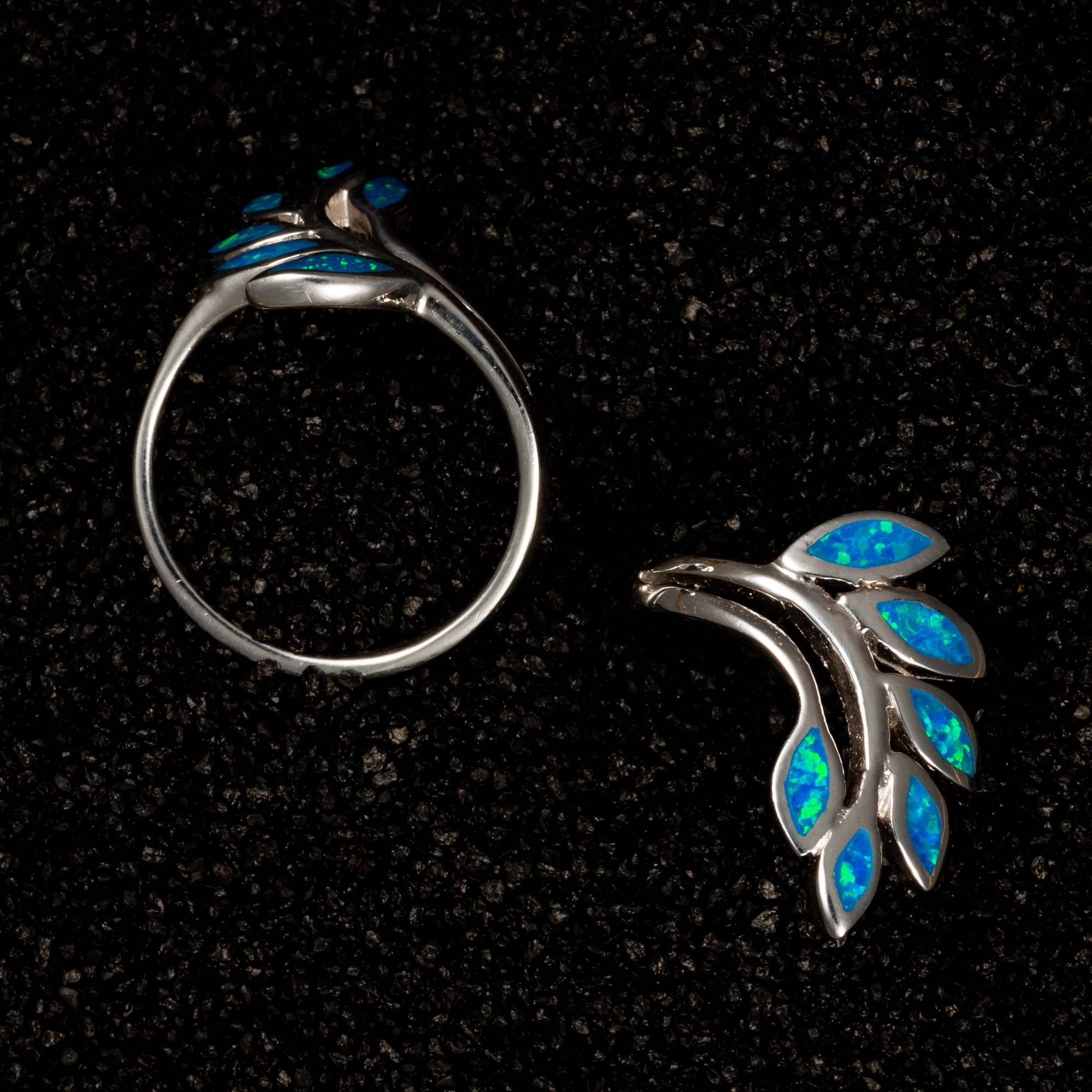 Branch Blue Opal Ring - Rings