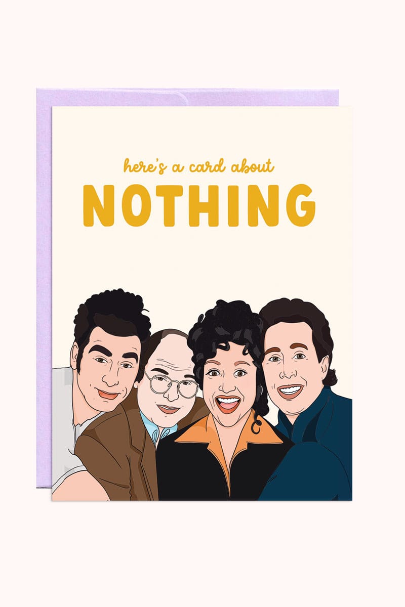 "Card About Nothing" Everyday Card - Greeting & Note Cards