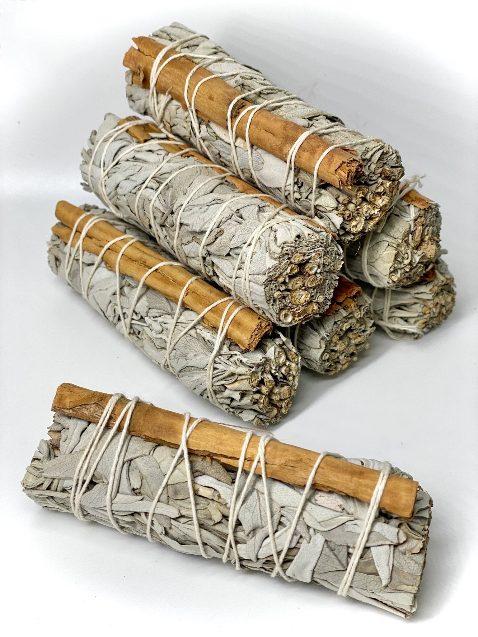Cinnamon with White Sage Bundle - Smudge