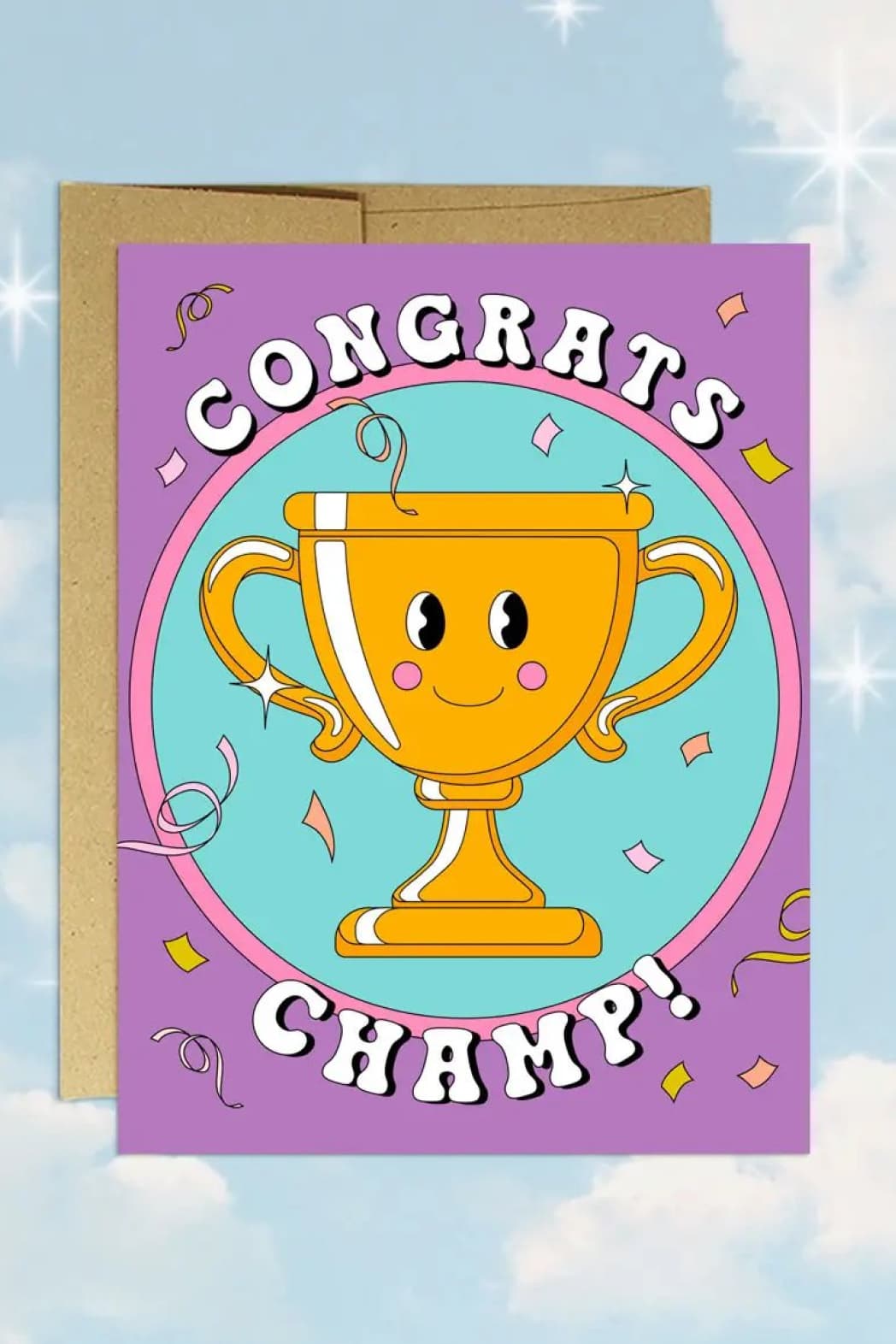 "Congrats Champ!" Greeting Card - Greeting & Note Cards