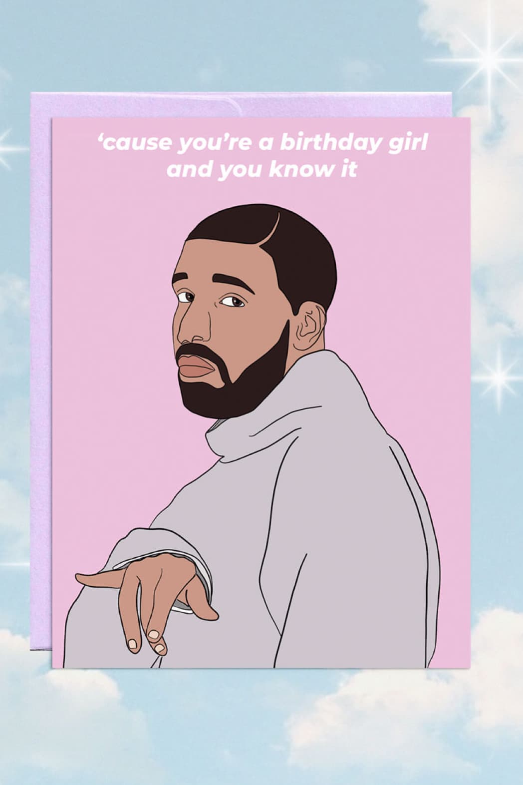 Drake Birthday Girl Card - Greeting & Note Cards