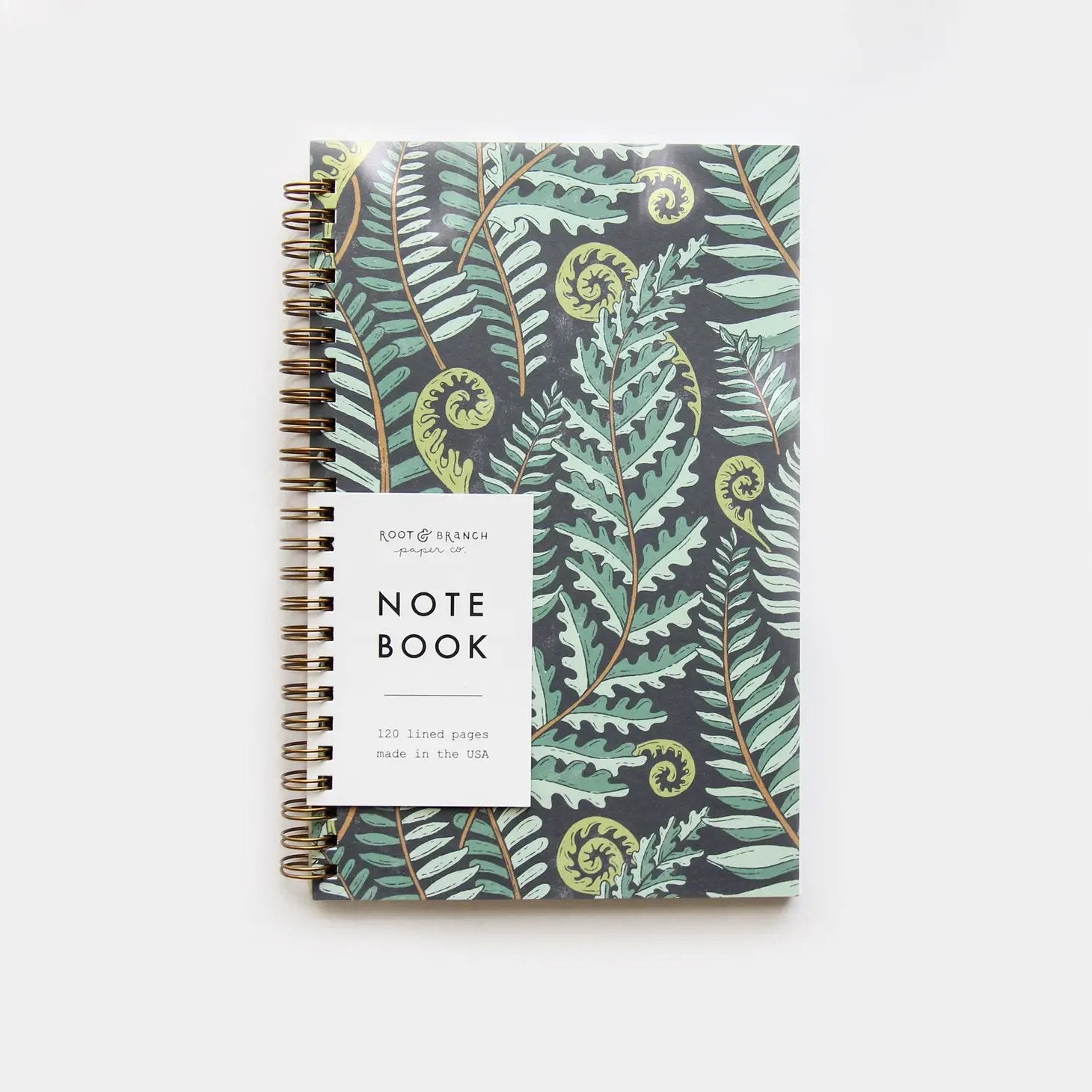 Forest Fern Spiral Bound Notebook - Notebooks & Notepads