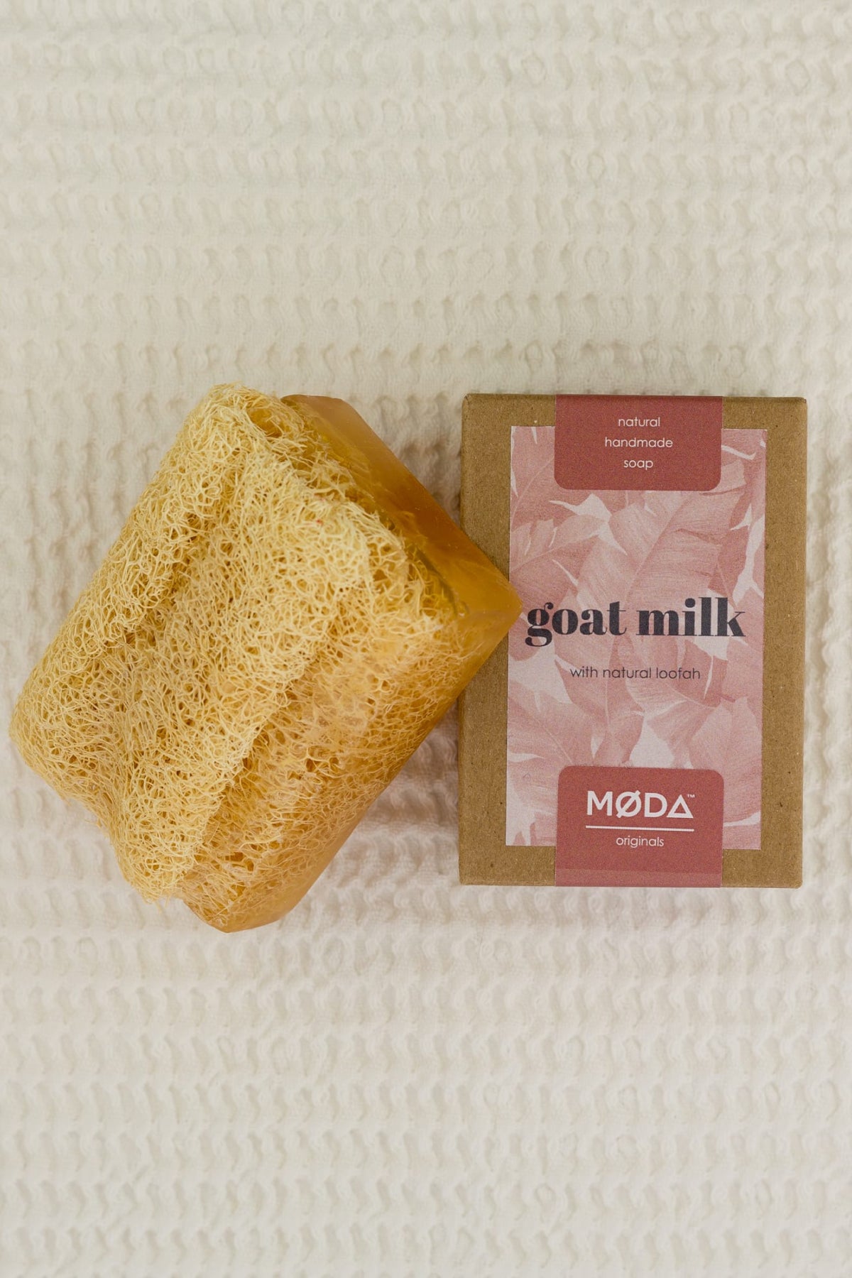 Goat Milk Soap with Natural Loofah - Bar Soap