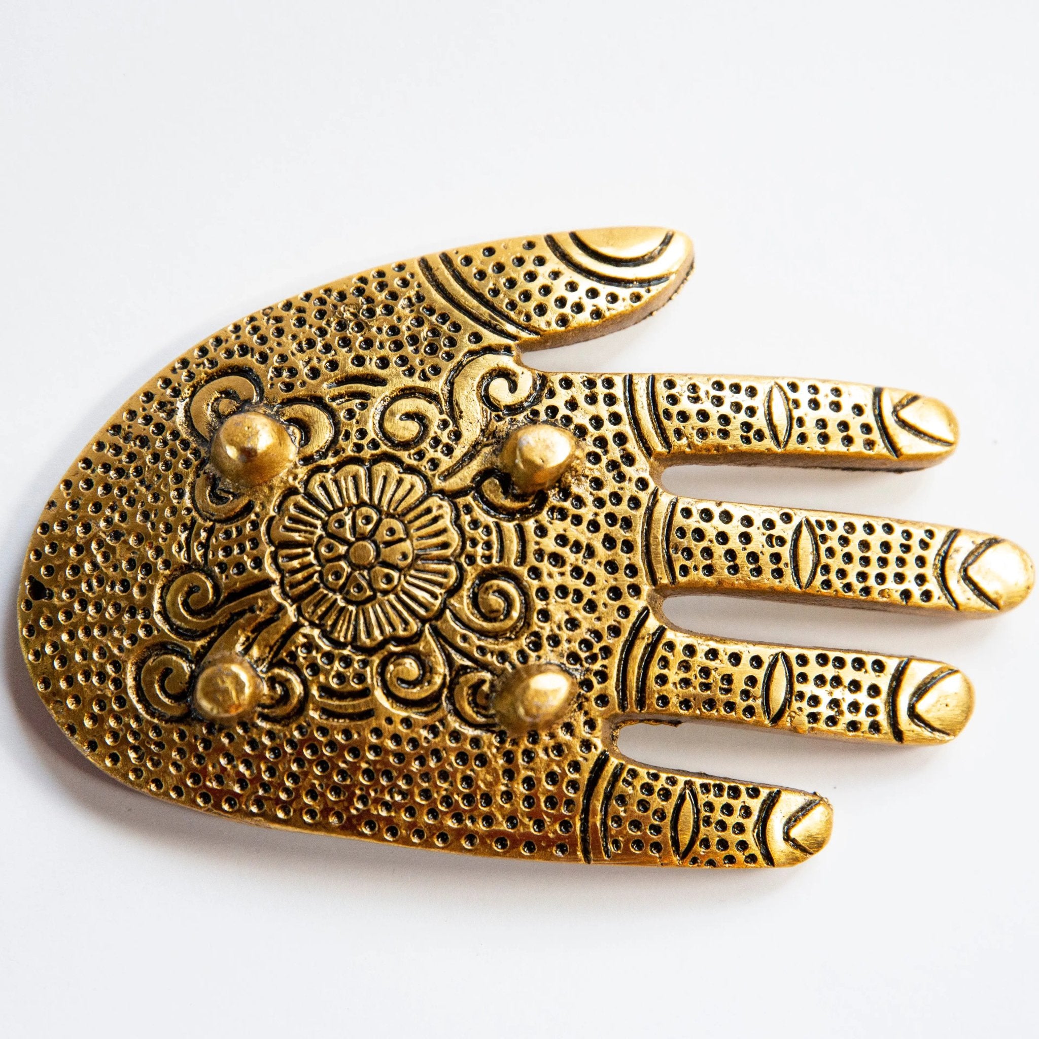 Golden Hand Incense Holder - Incense Holders