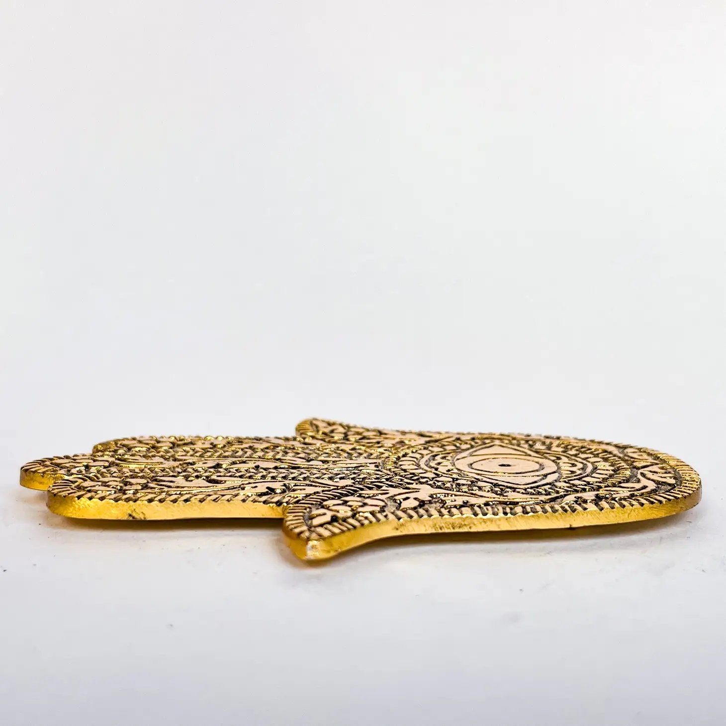 Hamsa Hand Incense Holder (Gold) - Incense Holders