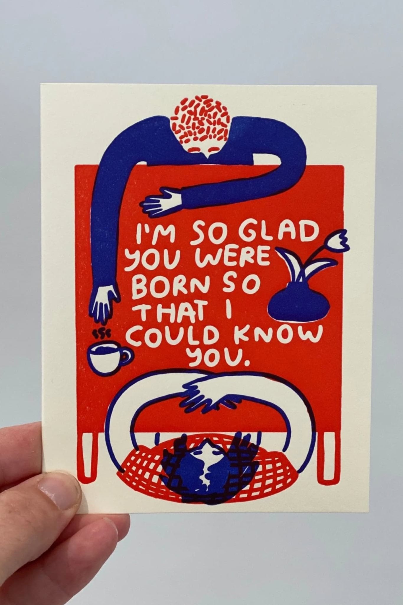 I'm So Glad Birthday Greeting Card - Greeting & Note Cards