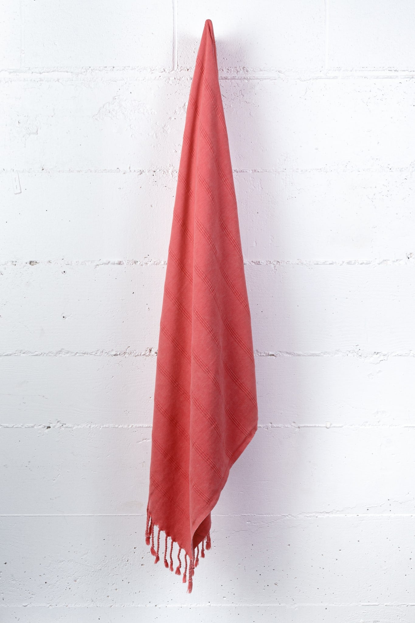 Isla Turkish Towel - Coral - Turkish Towel