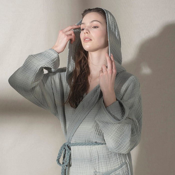 Kanyon Bathrobe - Sage - Robes