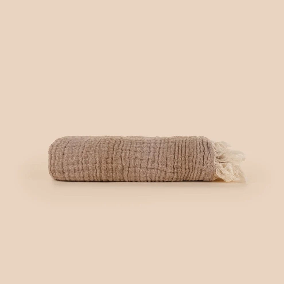 Kanyon Turkish Towel - Beige - Turkish Towel