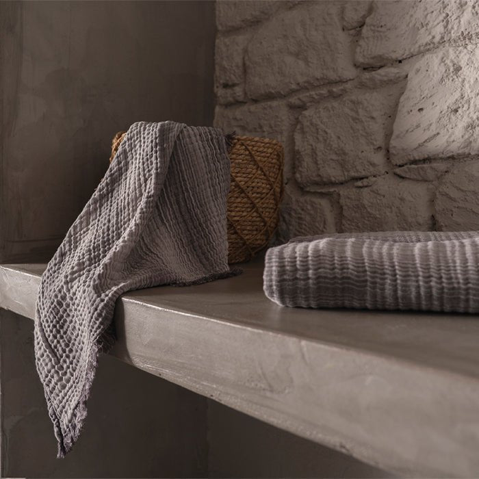 Kanyon Turkish Towel - Anthracite - Turkish Towel