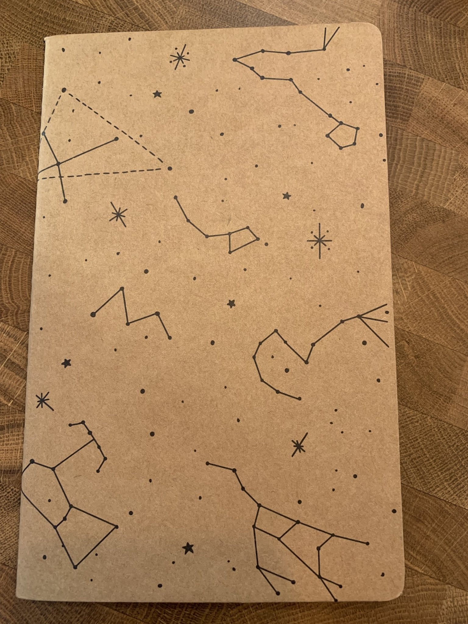 Kraft Paper Notebook - Constellation - Notebooks & Notepads