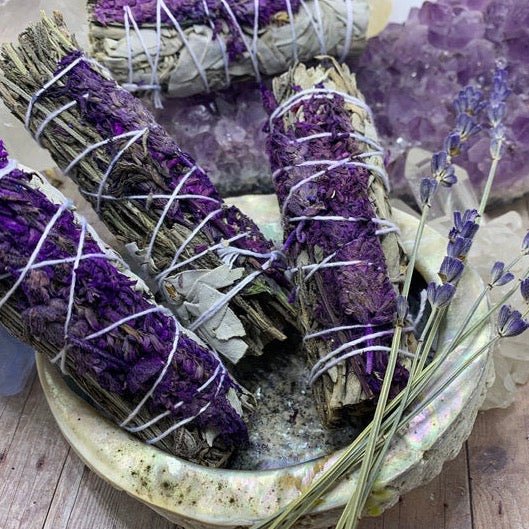 Lavender and White Sage Smudge Bundle - Smudge