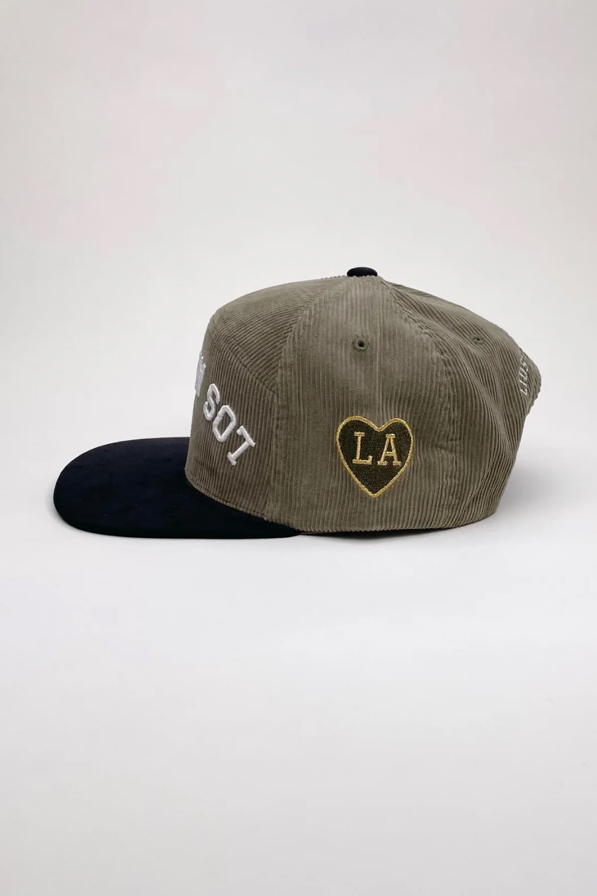 Los Angeles Rebel Corduroy Hat (Olive) - Hat