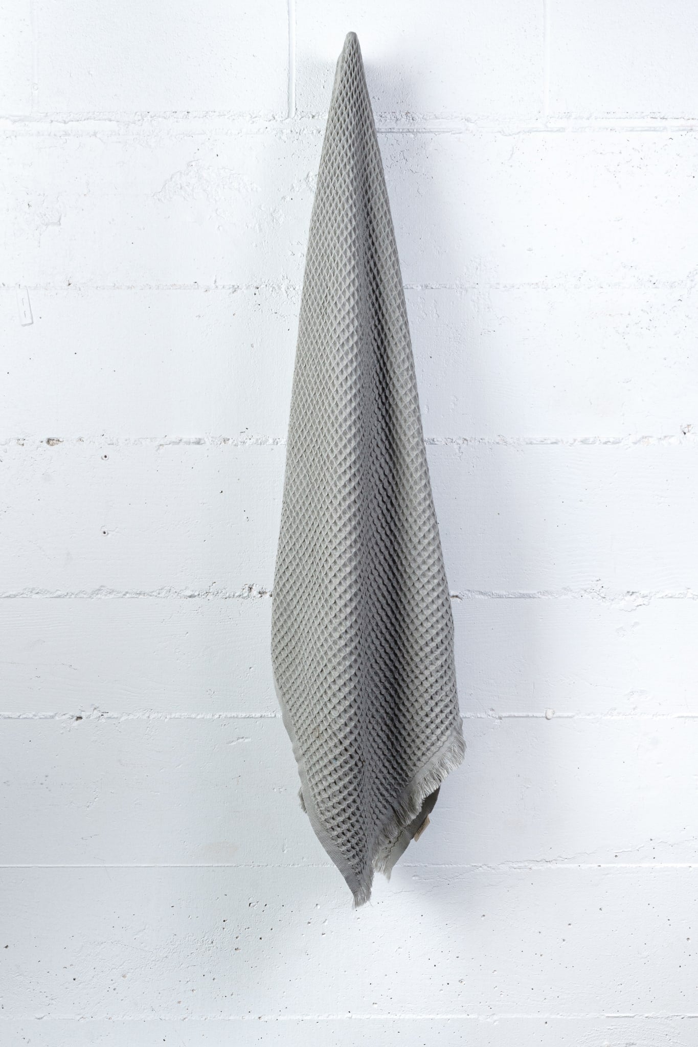 Midas Waffle Towel - Olive Grey - Waffle Towel