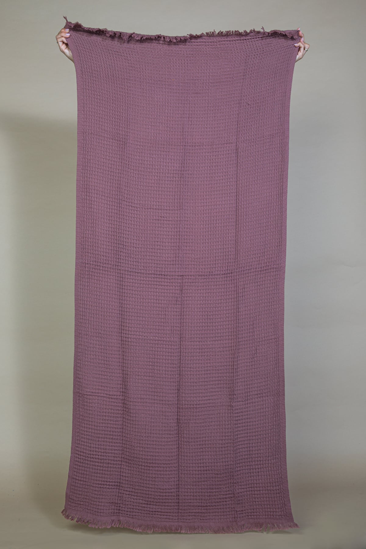 Midas Waffle Towel - Pearl Grey - Waffle Towel