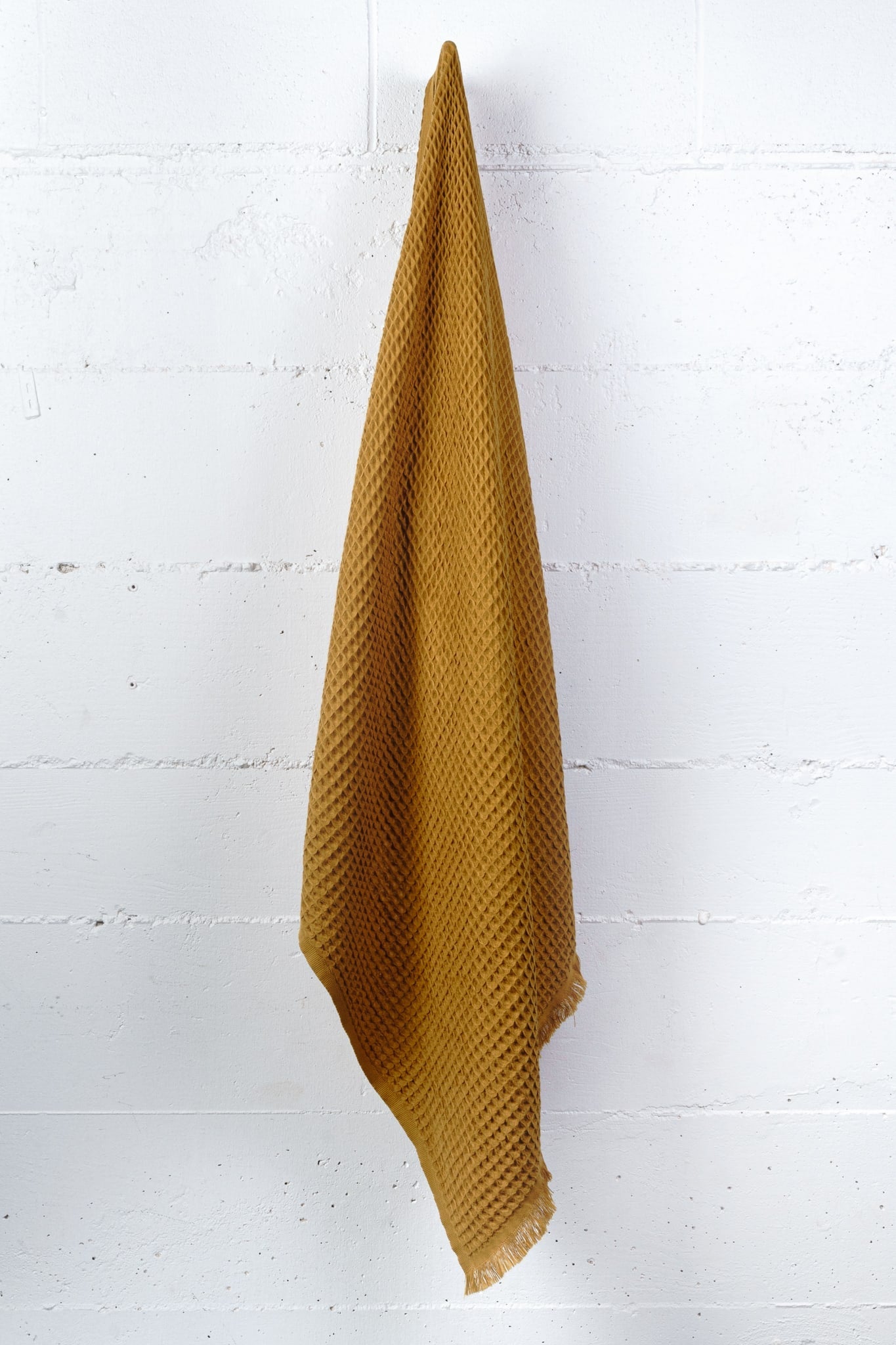 Midas Waffle Towel - Mustard - Waffle Towel