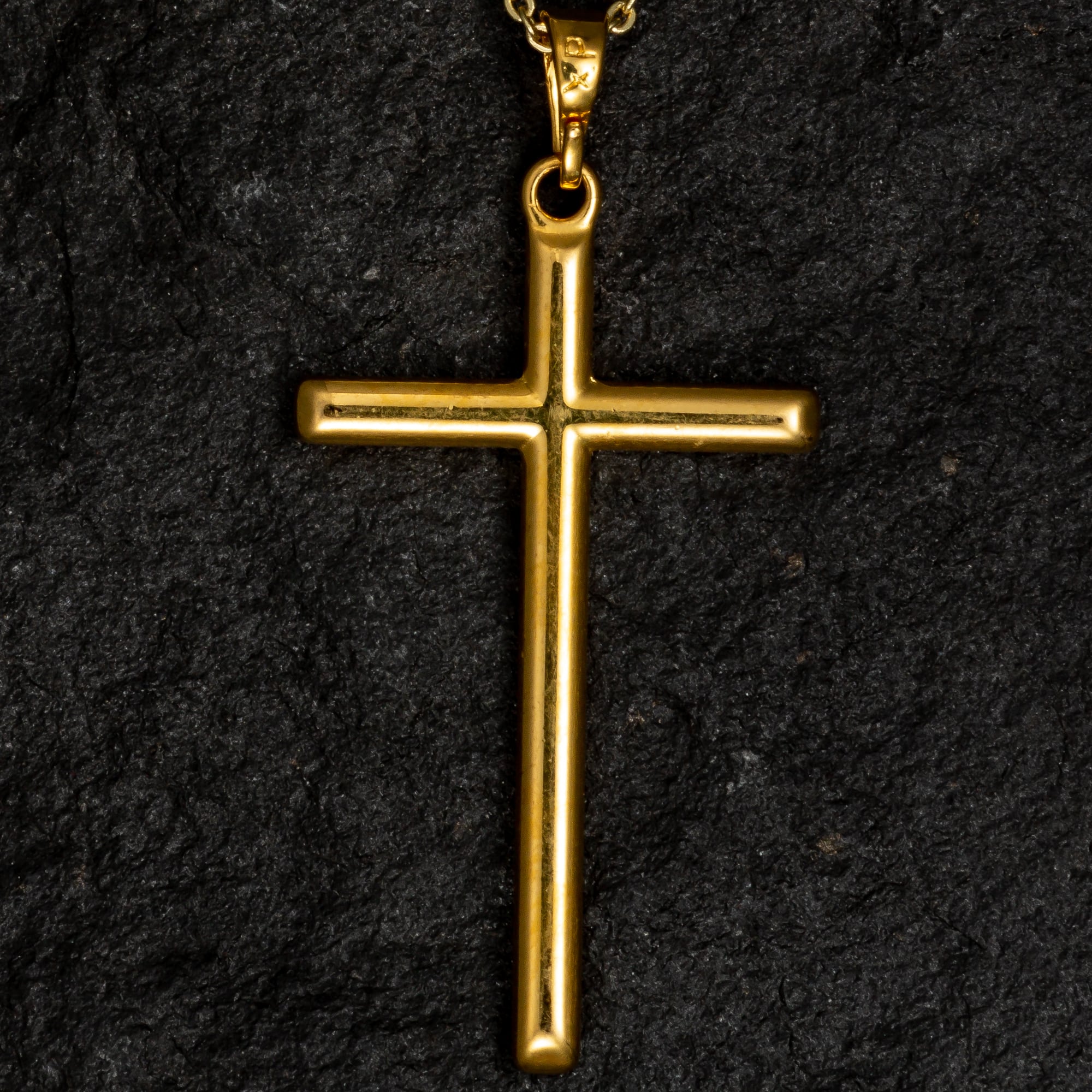 Minimalist Cross Necklace - Necklaces