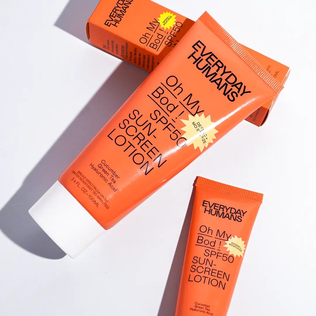 "Oh My Bod" Face & Body Sunscreen Lotion (SPF50) - Sunscreen