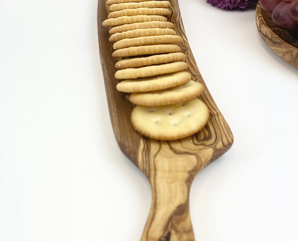 Olive Wood Cracker Tray - Serving Trays