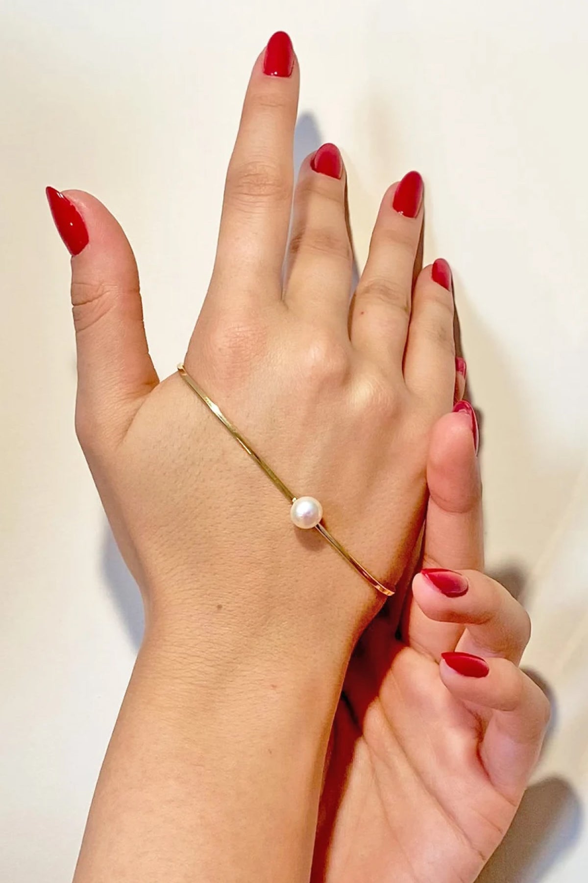 Pearl 18K Gold Filled Handlet - Bracelet