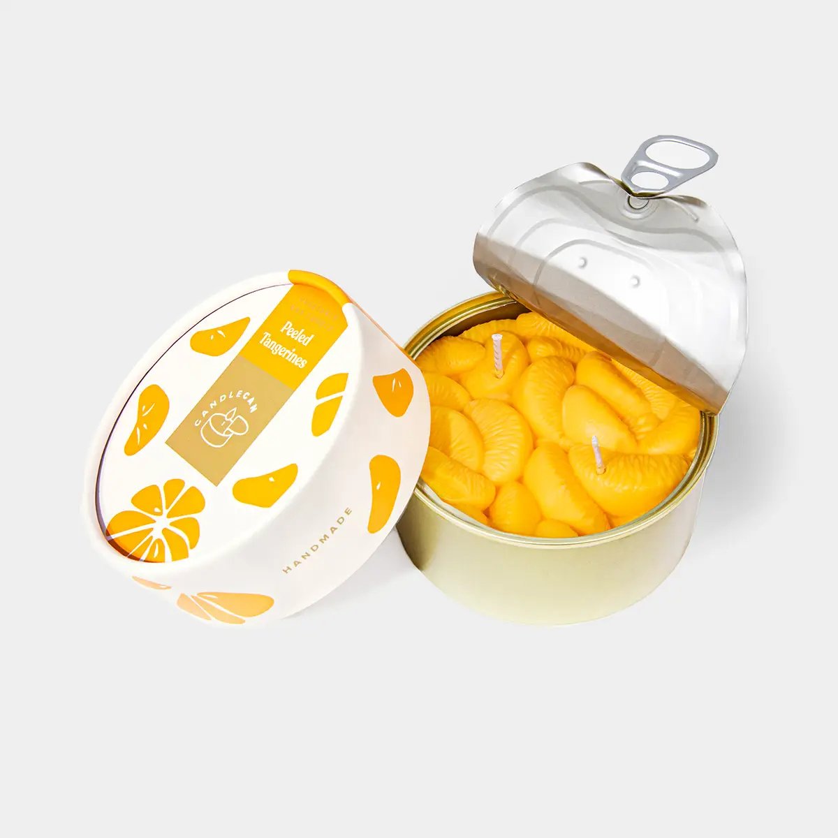 Peeled Tangerines Tin Candle - Candle
