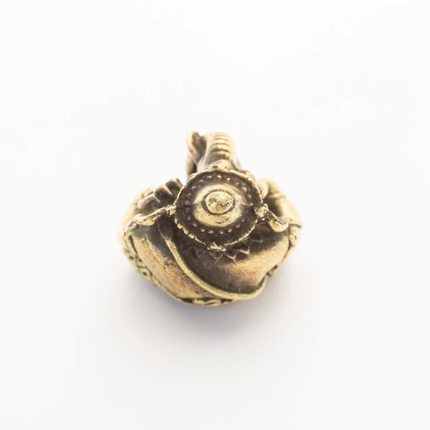 Pocket Ganesh Brass Statuette - Talisman