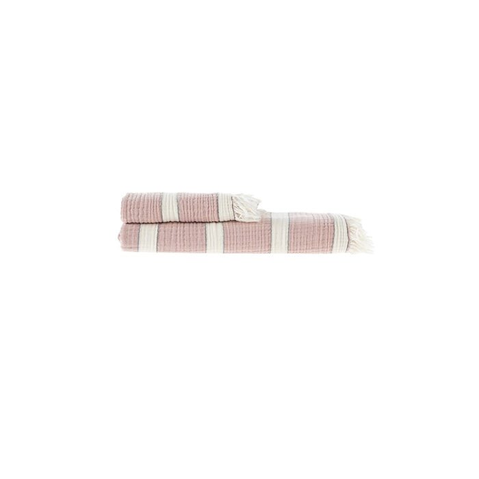 Quattro Hand & Kitchen Towel - Dusty rose/Anthracite - Kitchen Towel