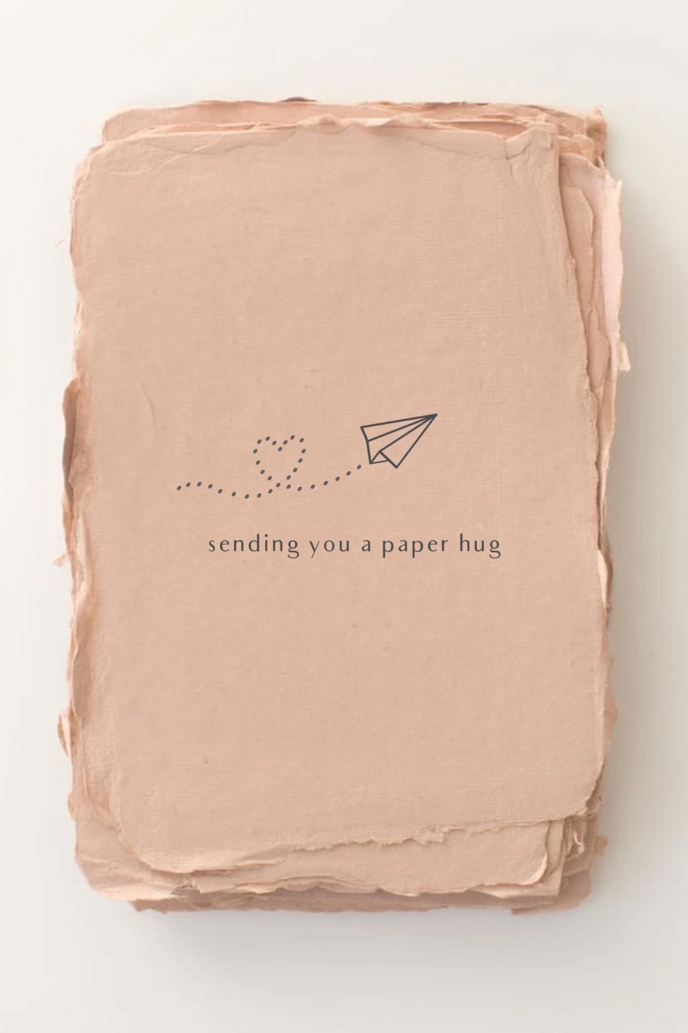 "Sending you a paper hug" Encouragement Greeting Card - Greeting & Note Cards