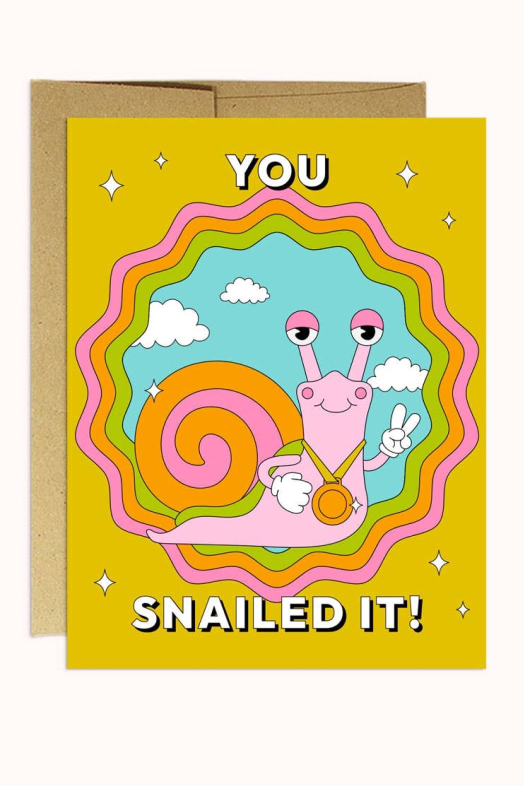 Snailed It! - Encouragement Card - Greeting & Note Cards