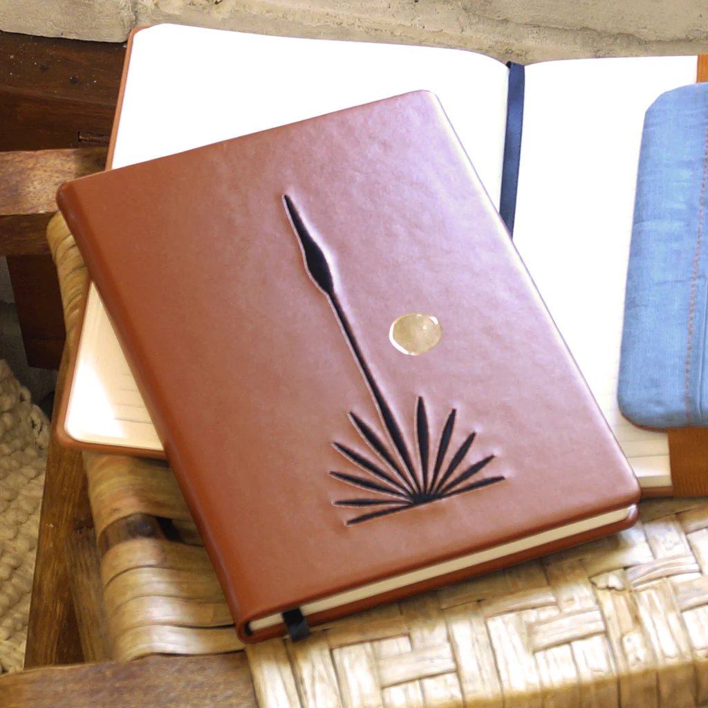 Sotol Plant Vegan Embroidered Journal - Notebooks & Notepads