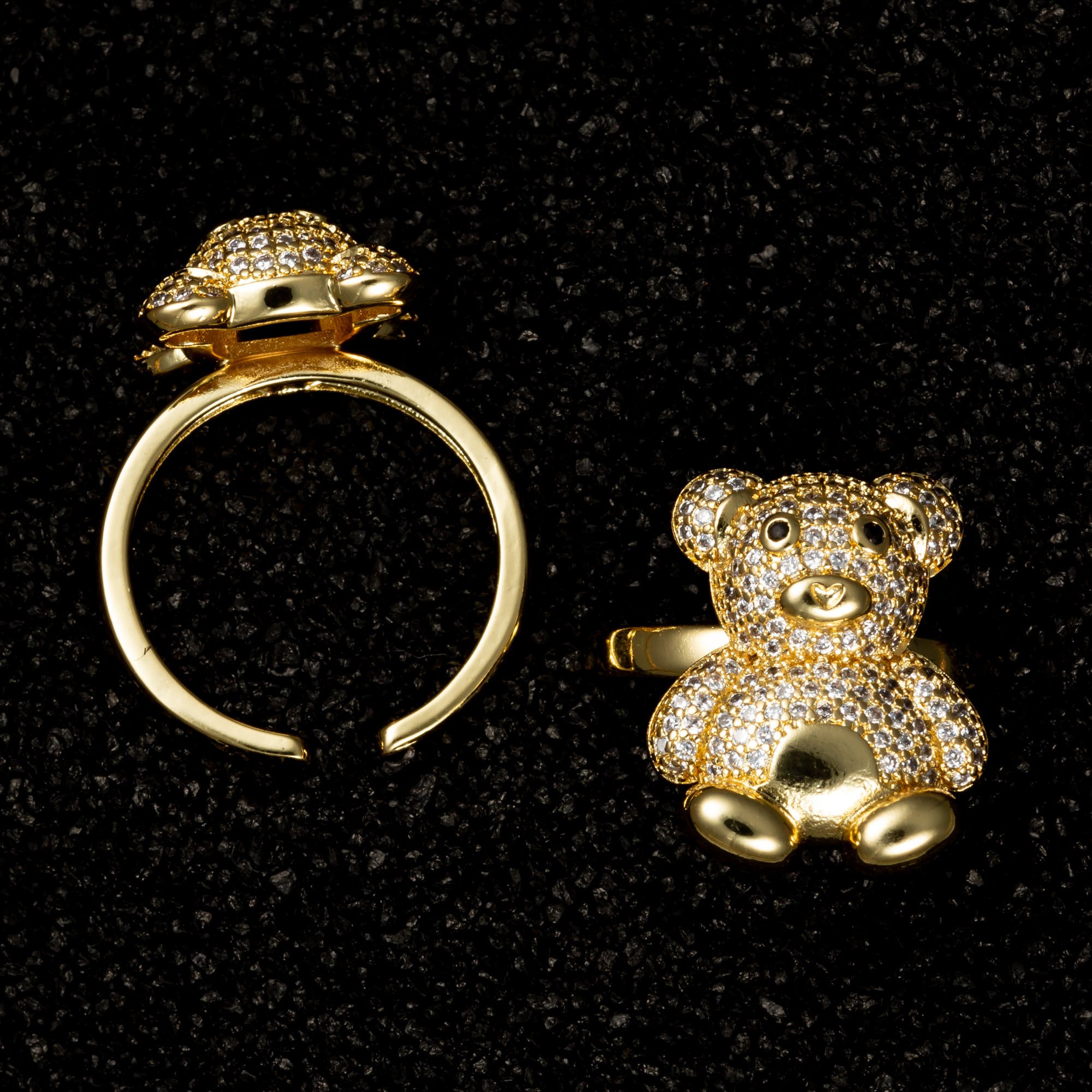 14k Teddy Bear Ring — MyAZGold