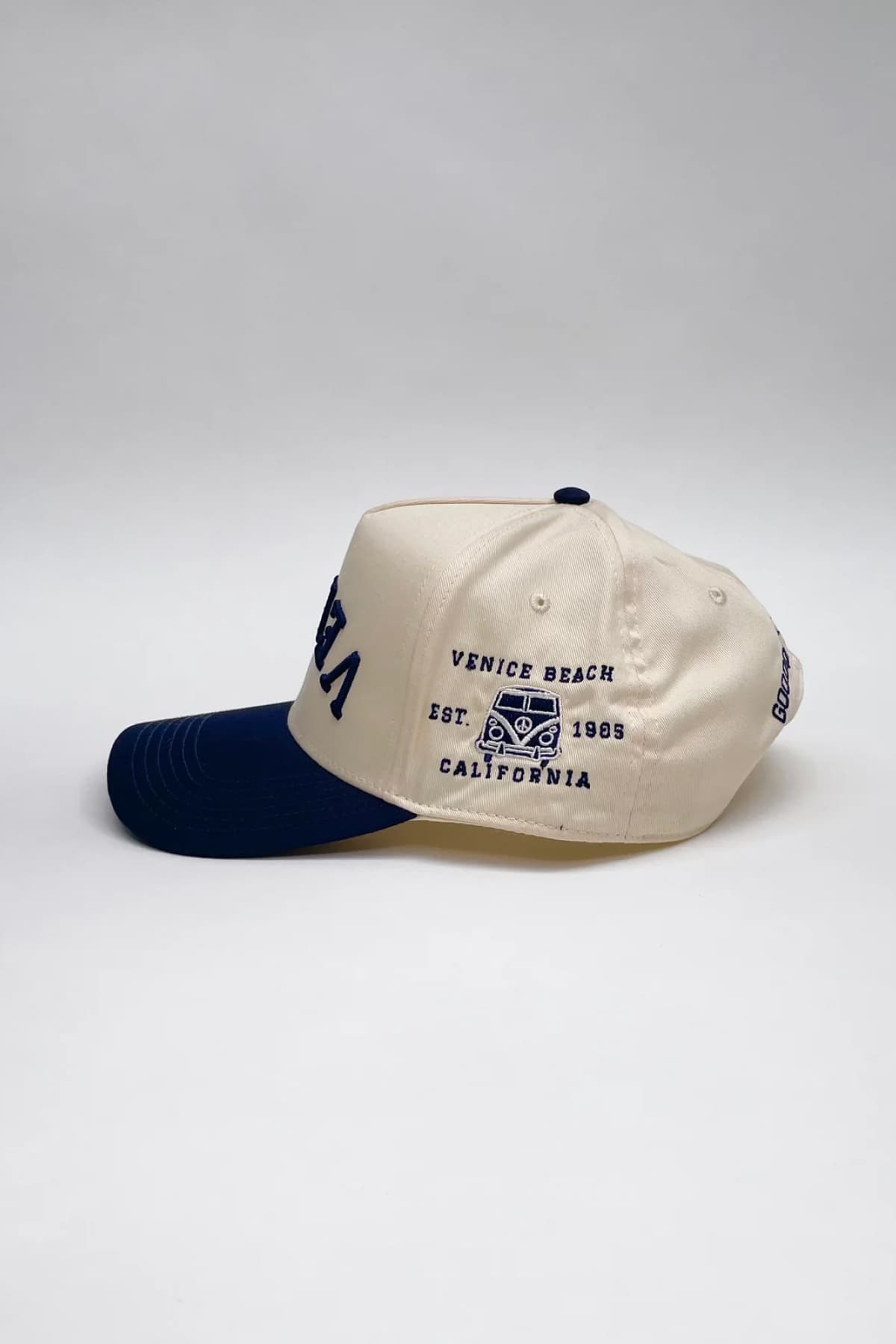 Venice Baseball Cap (Natural/Navy) - Hat