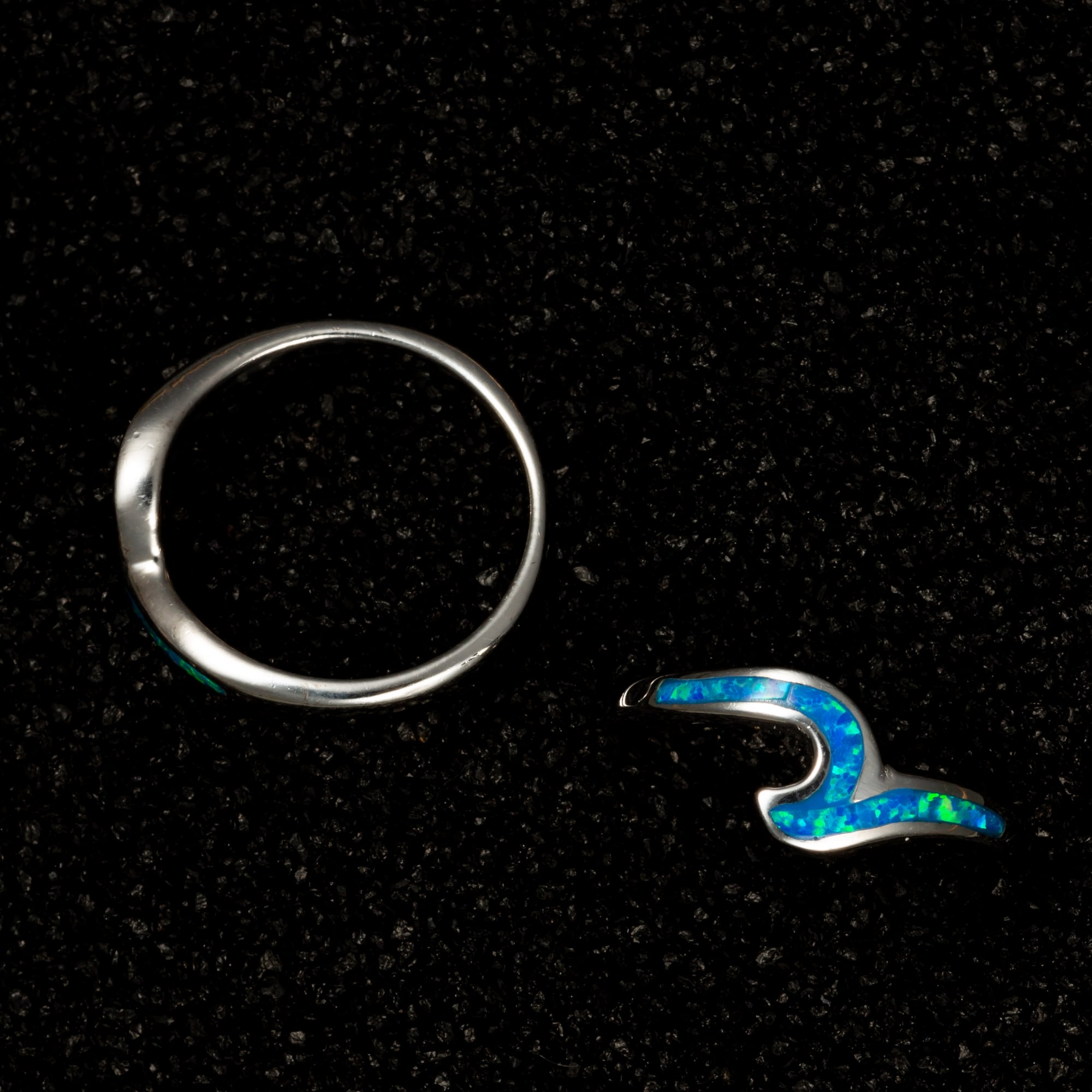 Wave Opal Ring - Rings