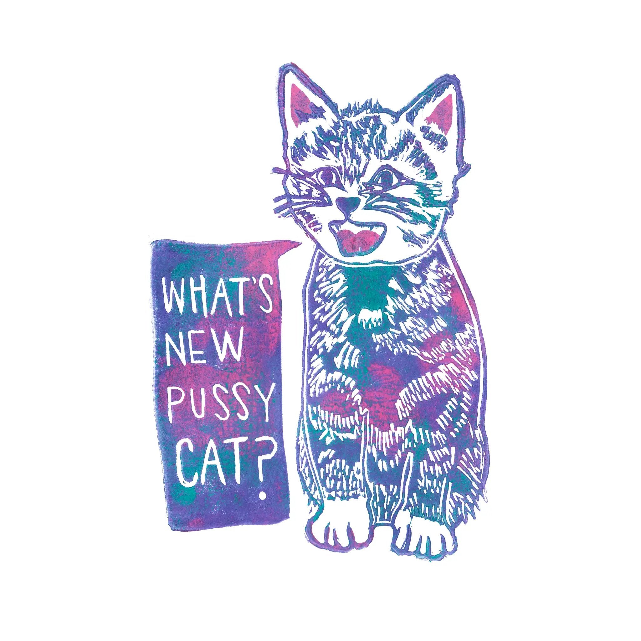 What's New P*cat? Greeting Card - Greeting & Note Cards