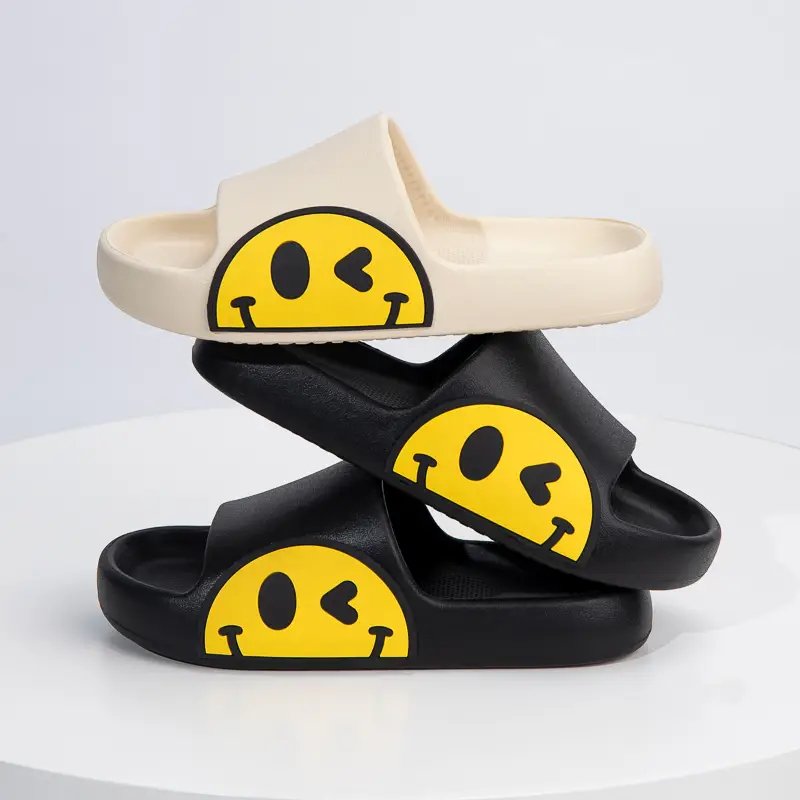 Wink Rubber Slippers (Cream) - US 6 / EUR 37-38 - Slippers