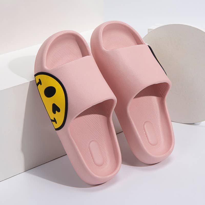 Wink Rubber Slippers (Pink) - US 5 / EUR 35-36 - Slippers