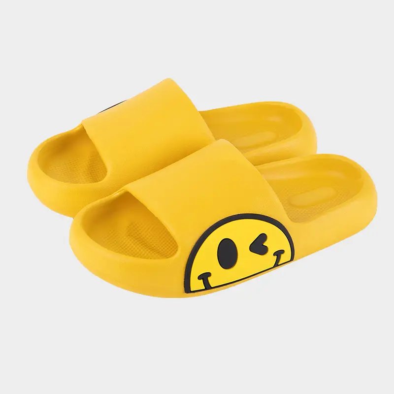 Wink Rubber Slippers (Yellow) - Medium (US 6 / EUR 37-38) - Slippers