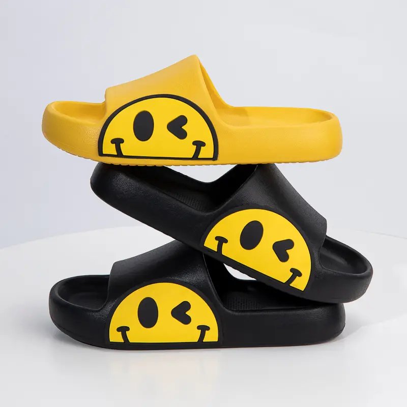 Wink Rubber Slippers (Yellow) - Small (US 5 / EUR 35-36) - Slippers