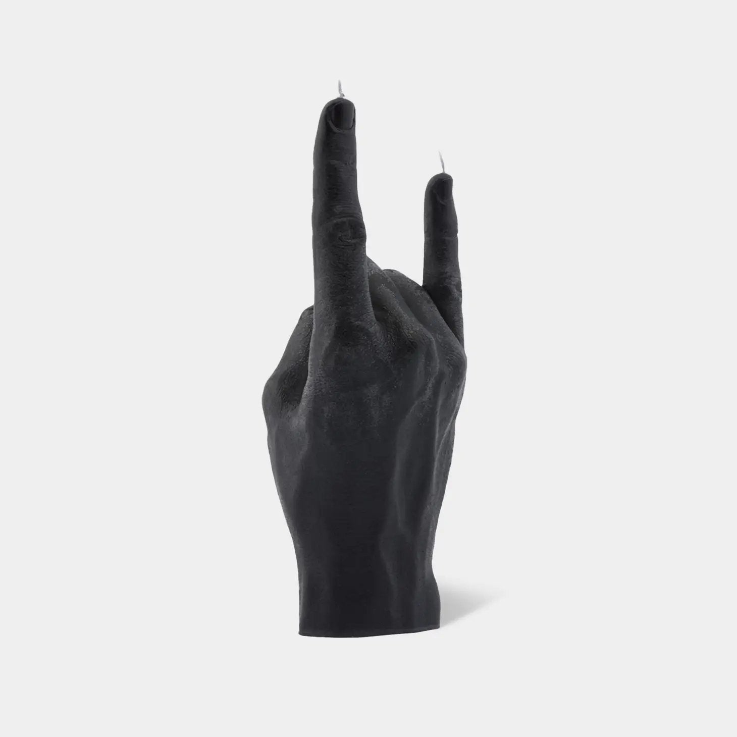 You Rock Hand Gesture Candle (Black) - Candle
